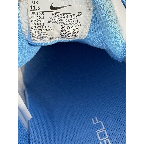 Size 11.5 Nike Air Jordan NU Retro 1 Low G Golf UNC White Blue FZ4153-101 NEW - Picture 8 of 8